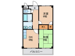 ドリ－ムハイツの物件間取画像